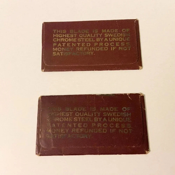 Vintage Blades by Cooper Razor Blades USA Lot  of 2 - Picture 2 of 14
